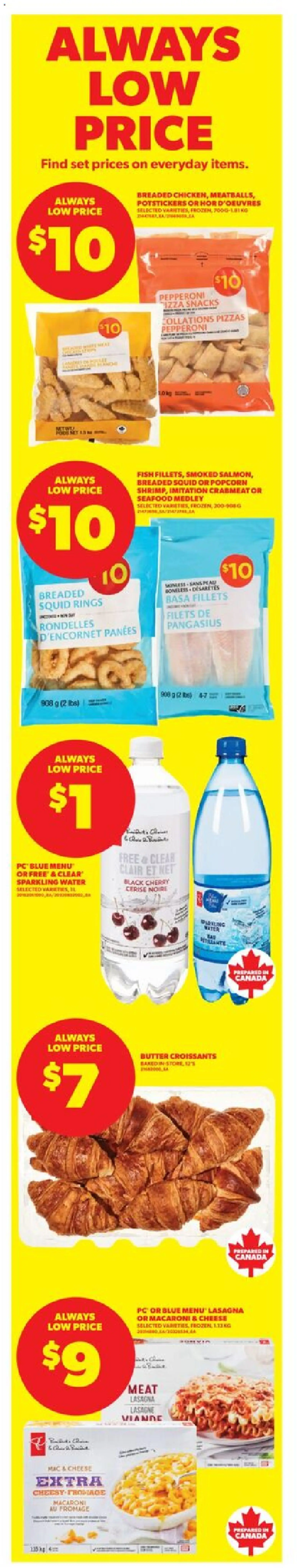 Real Canadian Superstore flyer valid from 08.01.2026 | Page: 4 | Products: Fish, PC, Butter, Cheese