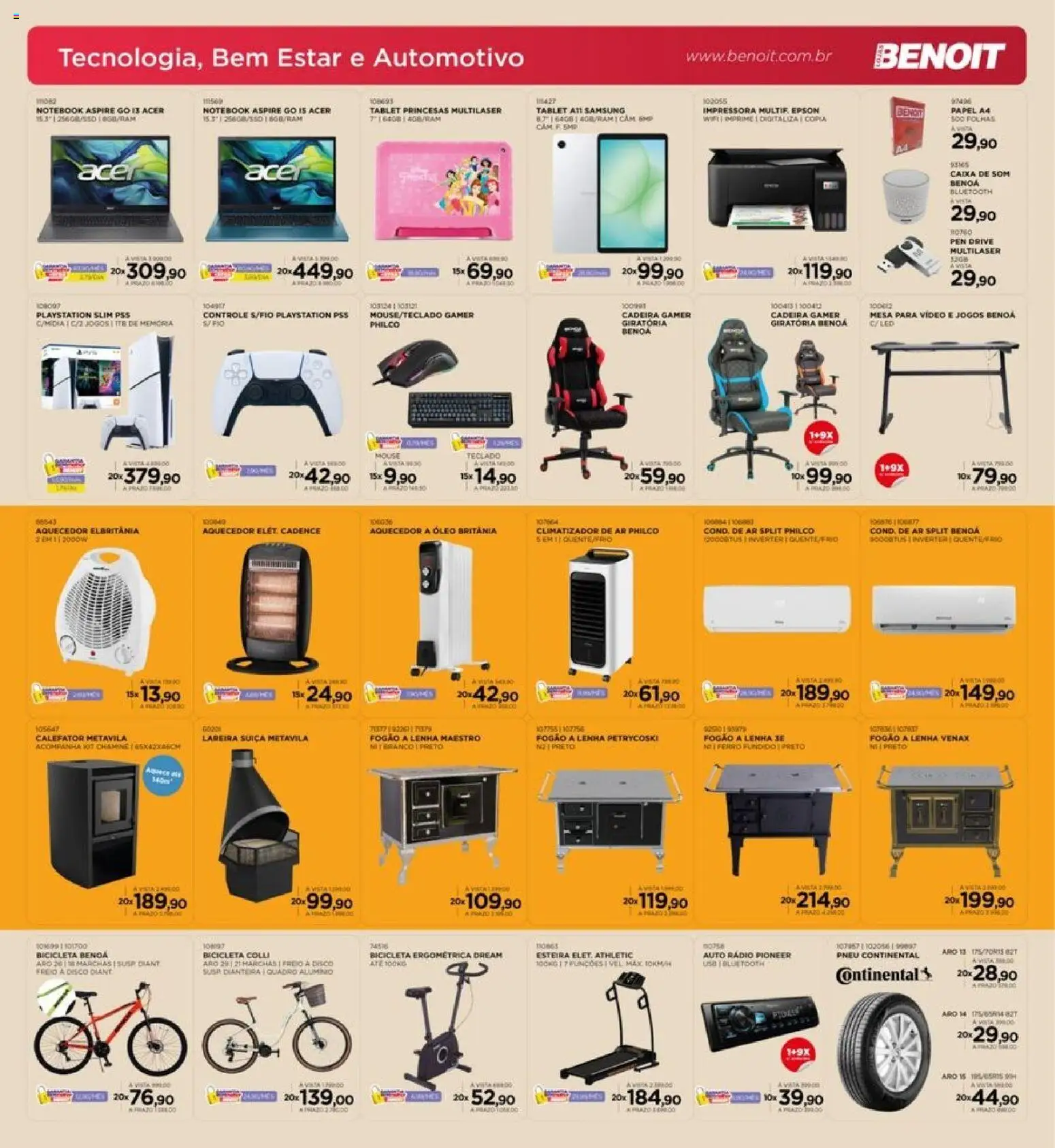 Benoit Folheto - válido de 01.04.2026 | Página: 5 | Produtos: Cadeira gamer, Mesa, Óleo, Aquecedor