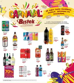 Bistek Supermercados - Ofertas Carnaval Bistek  - Pré-Visualização do folheto da loja Bistek Supermercados, válido de 11.02.2026