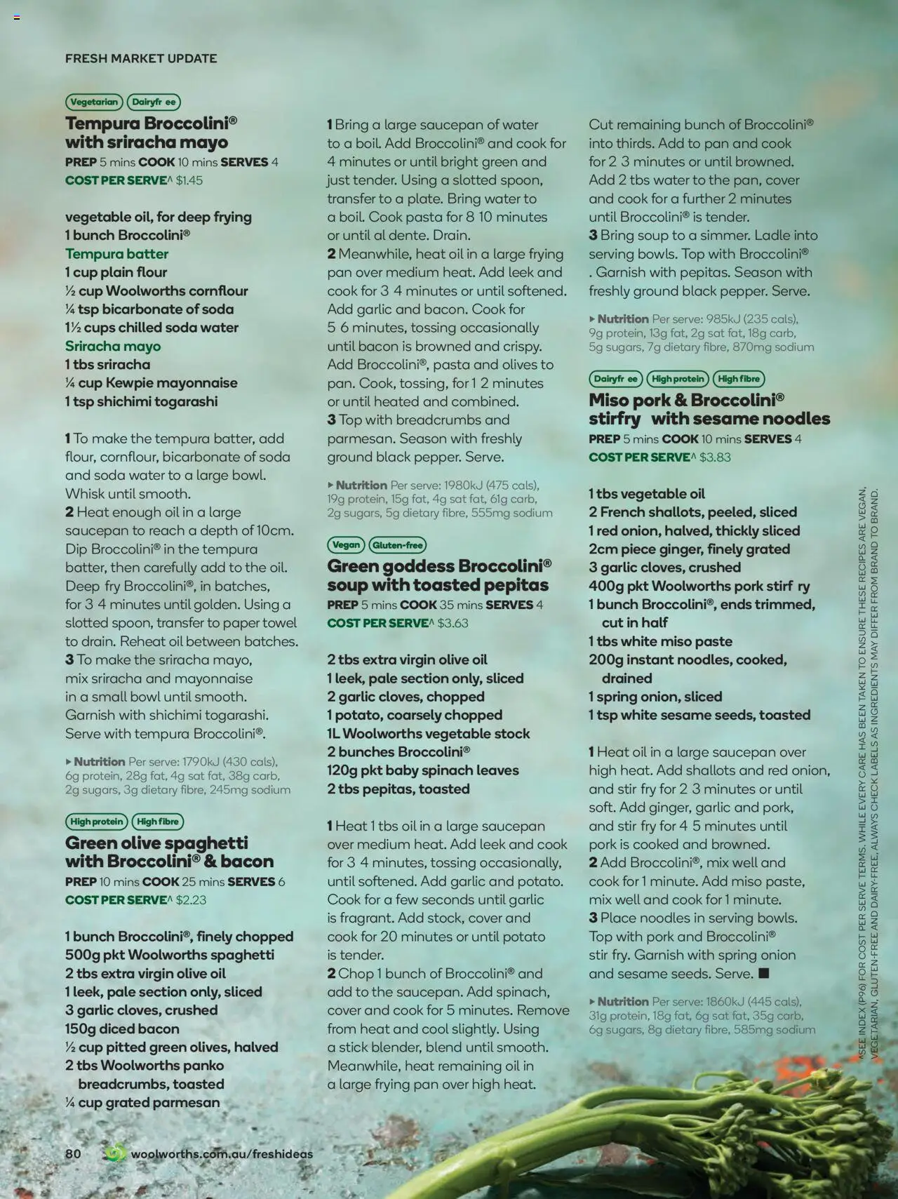 Woolworths catalogue - valid from 01.07.2025 | Page: 80 | Products: Flour, Noodles, Water, Soup