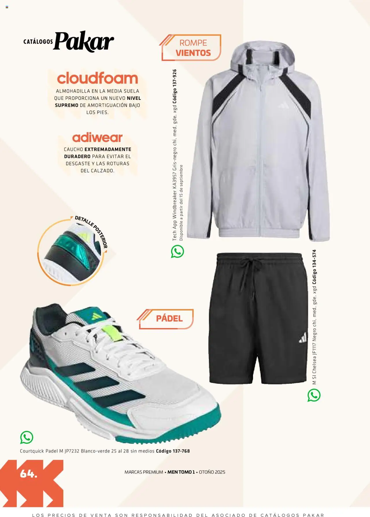 Nuevas ofertas de SC Pakar válidas en toda la República Mexicana desde el 29.08.2025. ¡Encuentra las mejores ofertas en SC Pakar - Catálogo Otoño Men Tomo 1! | Página: 64