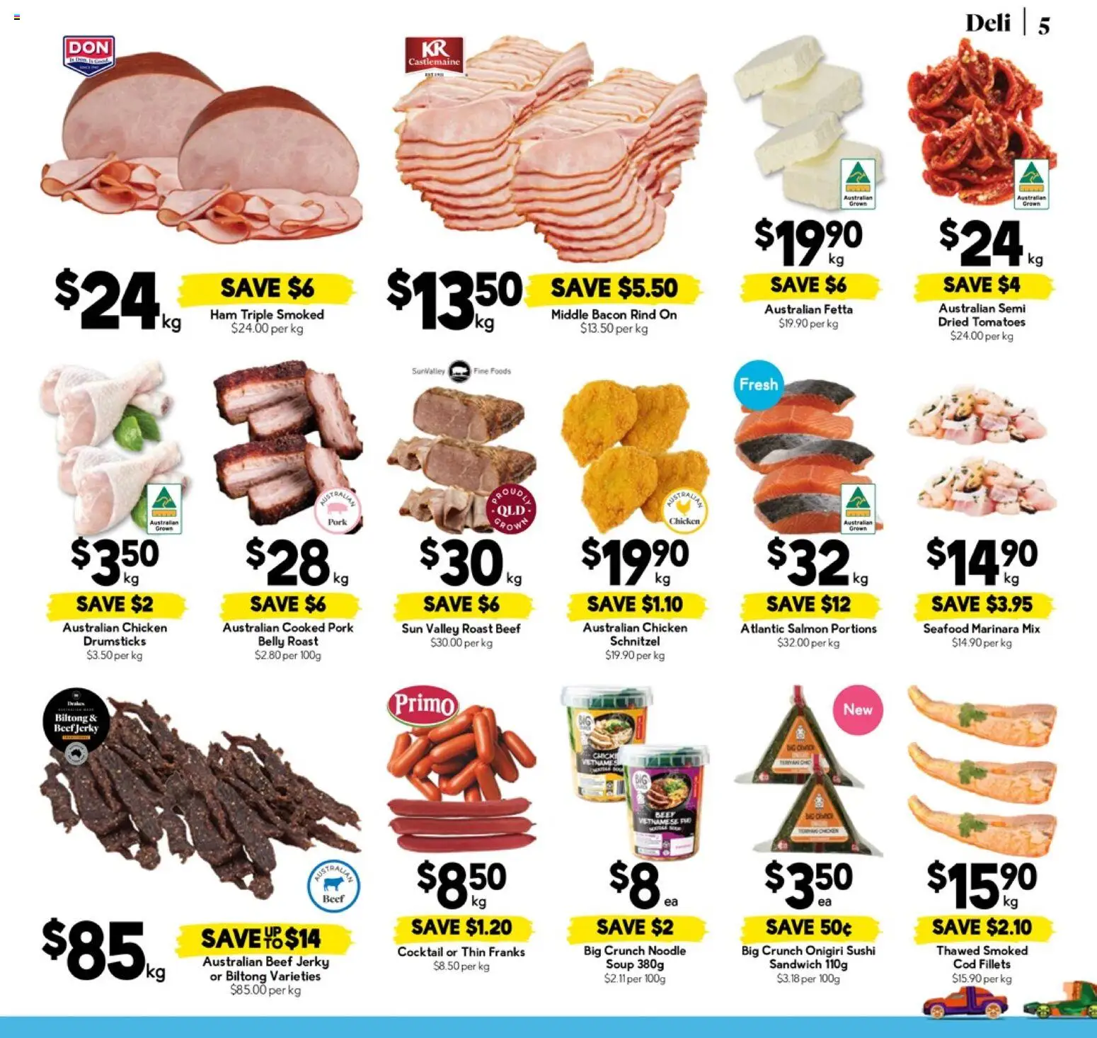 Drakes catalogue - valid from 12.11.2025 | Page: 5 | Products: Chicken, Pork, Salmon, Seafood