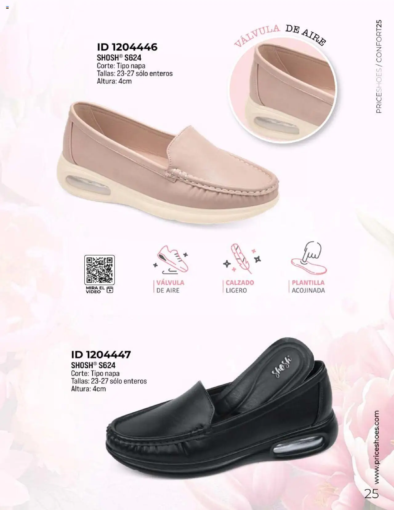 Nuevas ofertas de Price Shoes válidas en toda la República Mexicana desde el 10.02.2025. ¡Encuentra las mejores ofertas en Price Shoes catálogo Confort! | Página: 25 | Productos: Válvula, Video