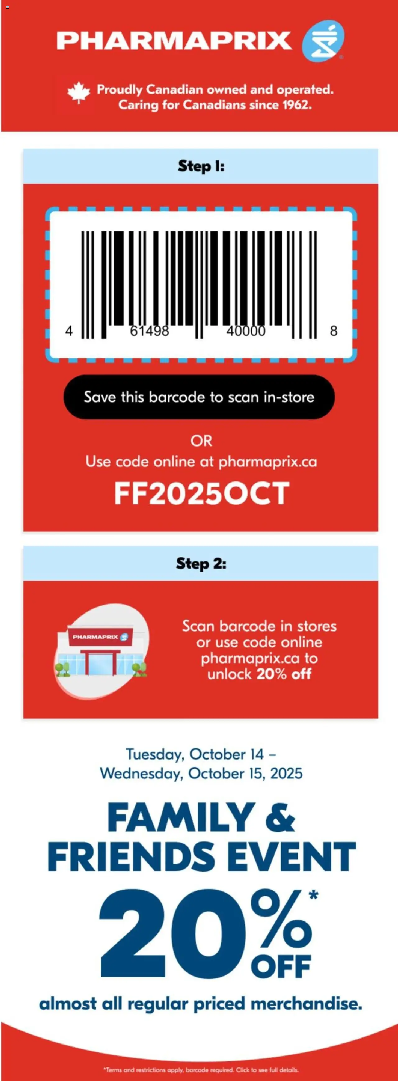 Pharmaprix flyer valid from 14.10.2025 | Page: 1