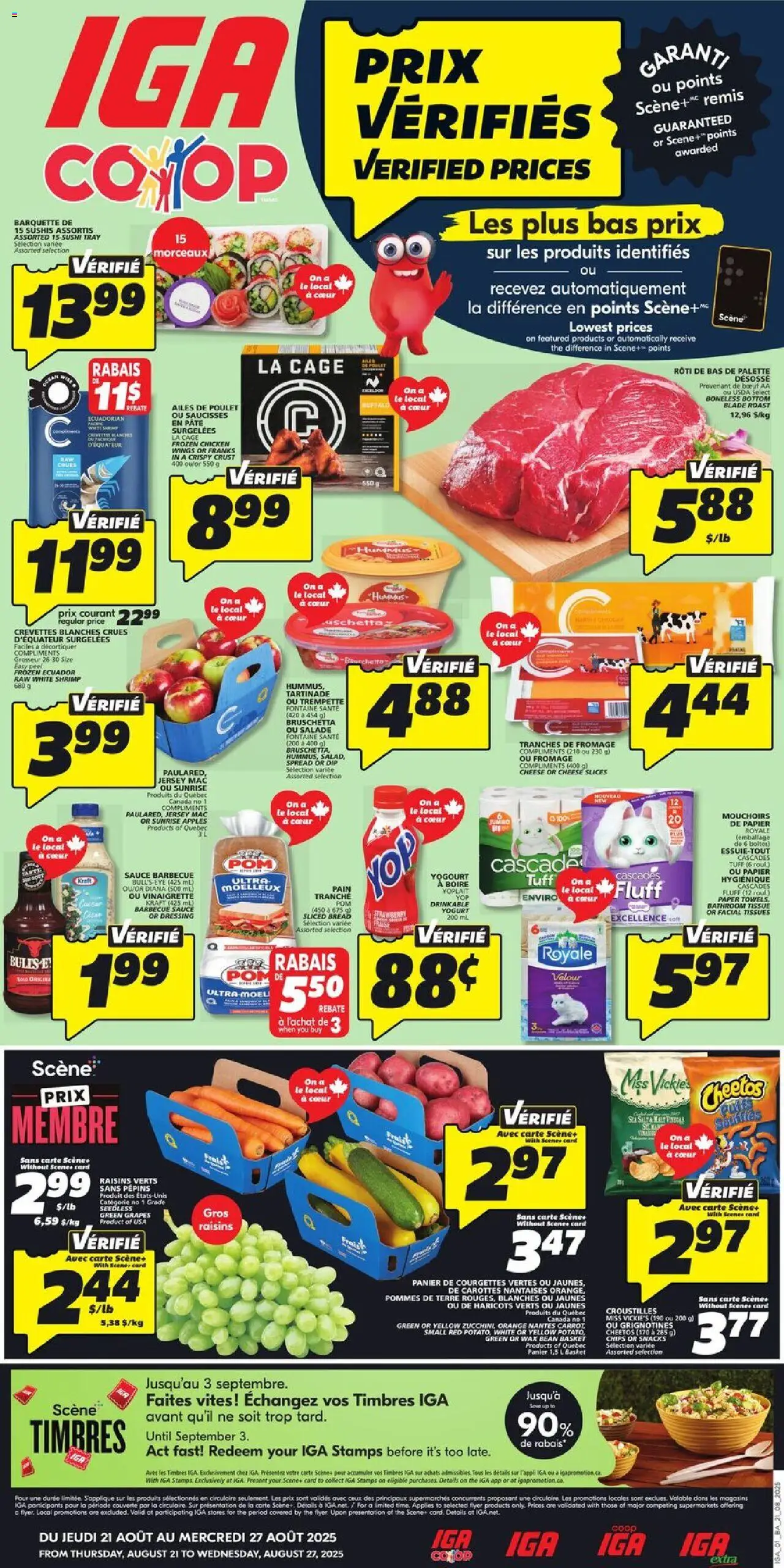 IGA flyer valid from 21.08.2025 | Page: 1