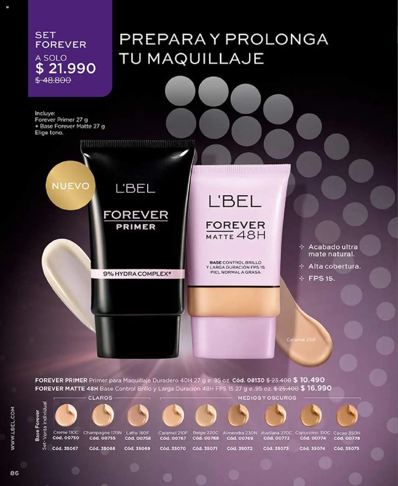 Catálogo L'Bel Campaña 13 │ válido desde el 29.07.2025 | Página: 86 | Productos: Almendra, Cacao, Mate, Individual