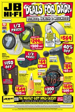 Preview of JB Hi-Fi Deals for Dad - valid from 25.08.2025