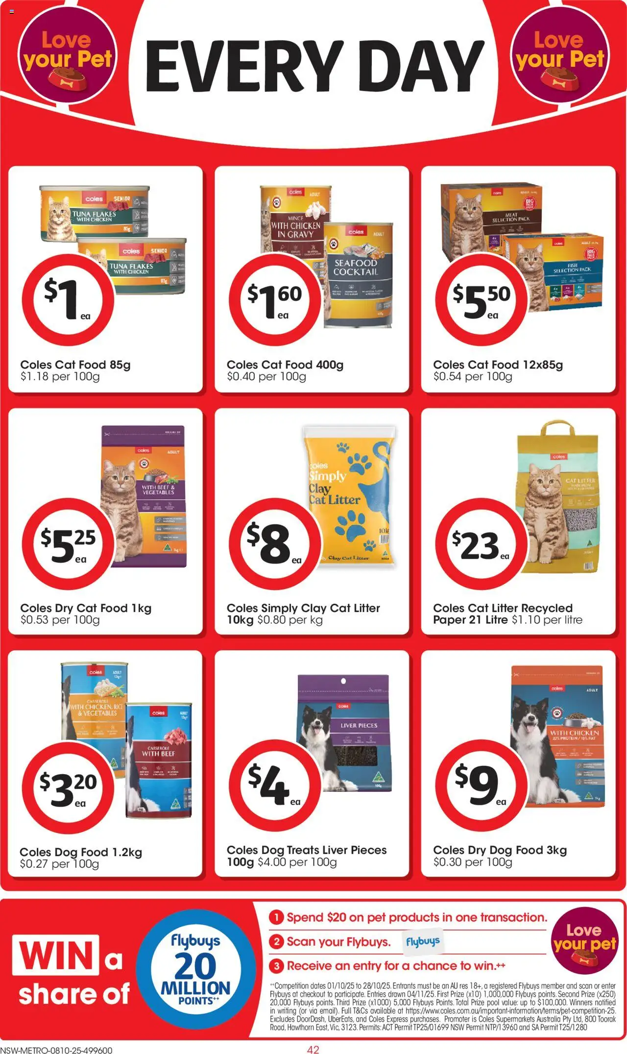 Coles catalogue - valid from 08.10.2025 | Page: 42 | Products: Chicken, Flakes, Vegetables, Seafood