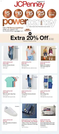 Preview of JCPenney weekly ads valid from 14.08.2025