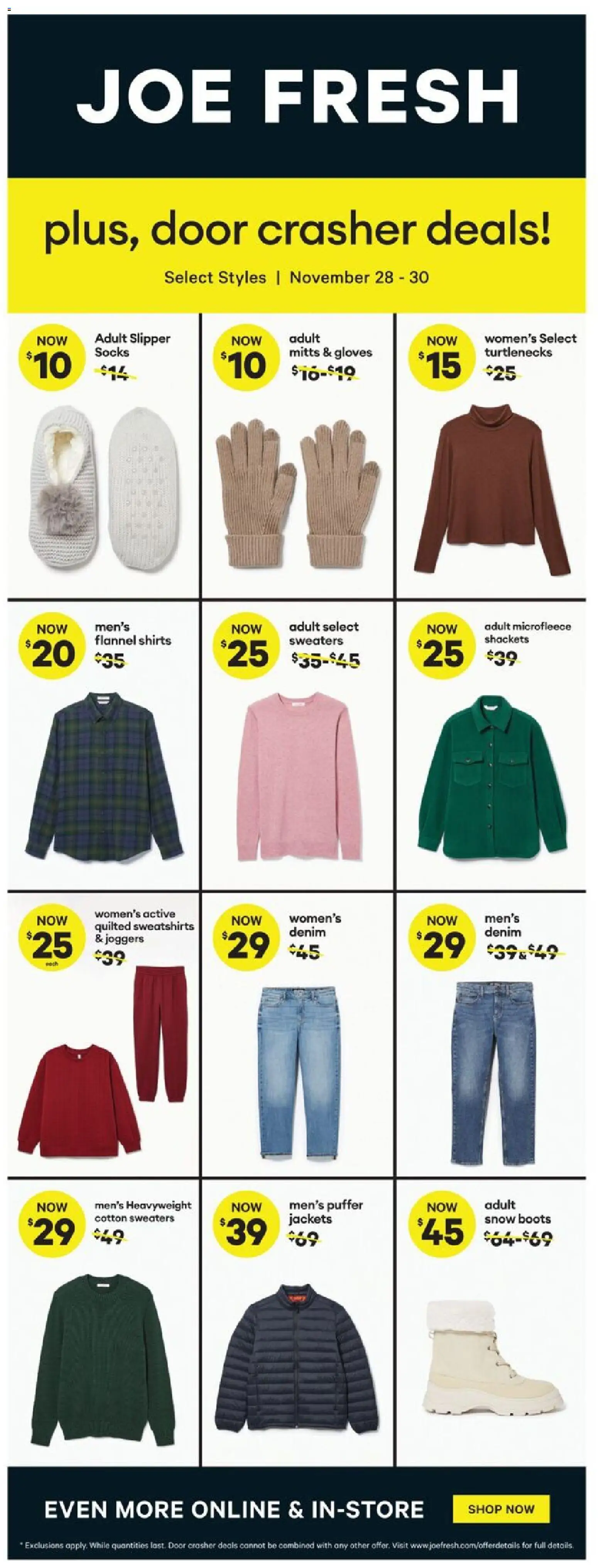 Real Canadian Superstore flyer valid from 28.11.2025 | Page: 13 | Products: Boots, Gloves, Socks