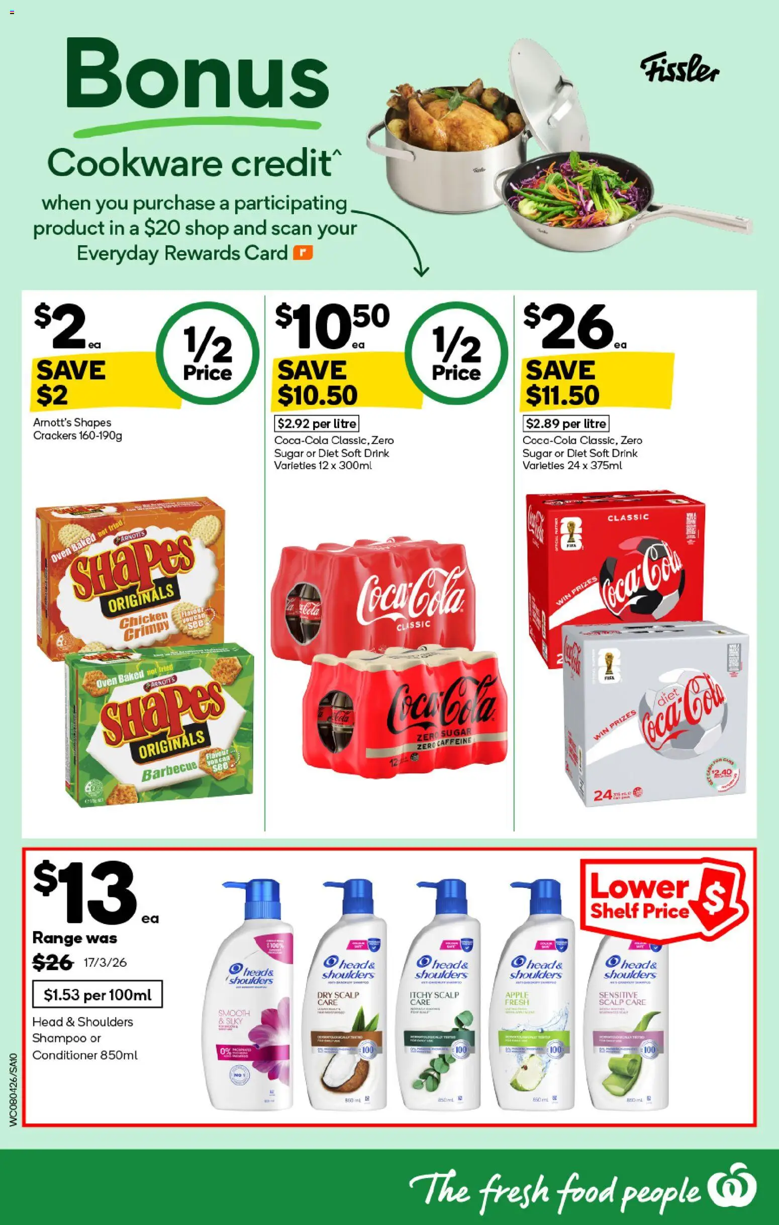 Woolworths catalogue - valid from 08.04.2026 | Page: 10 | Products: Crackers, Conditioner, Chicken, Sugar