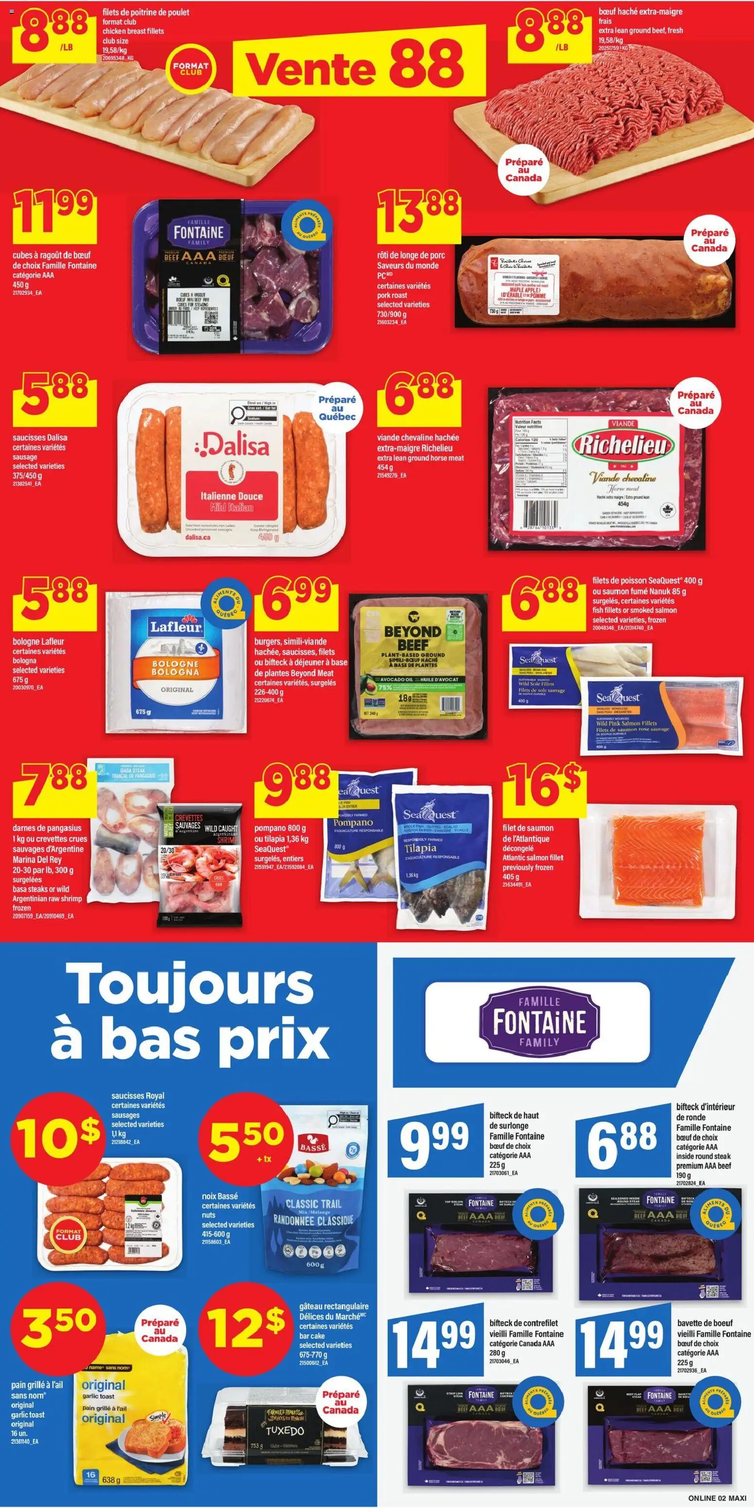 Maxi flyer valid from 16.04.2026 | Page: 5 | Products: Fish, Beef, PC, Chicken