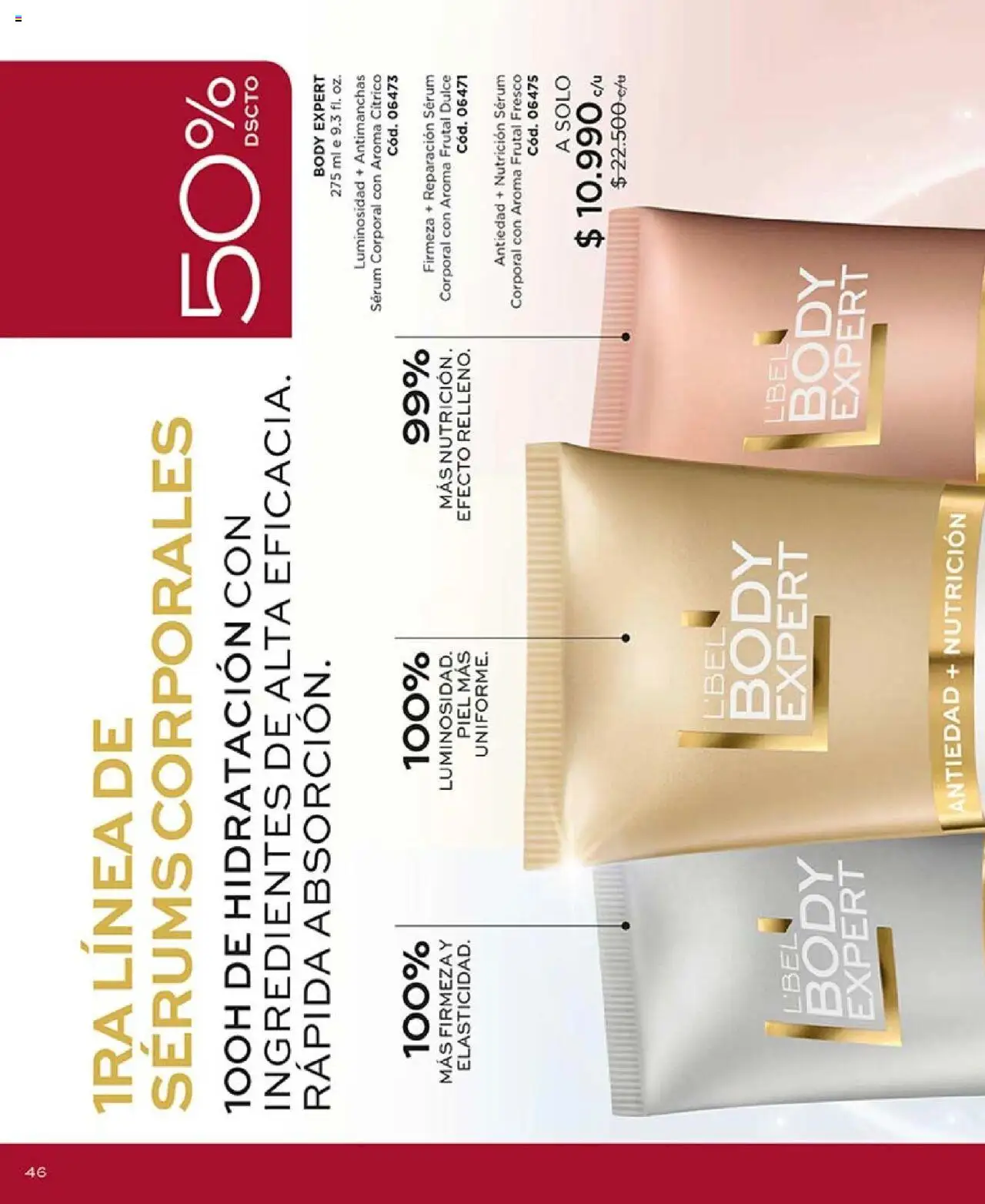 Catálogo L'Bel Campaña 17 │ válido desde el 14.10.2025 | Página: 46 | Productos: Body, Serum