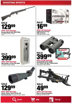 Bi-Mart Back to School - valid from 19.08.2025 | Page: 7 | Products: Crossbow, Gun, Ammo, Rifle