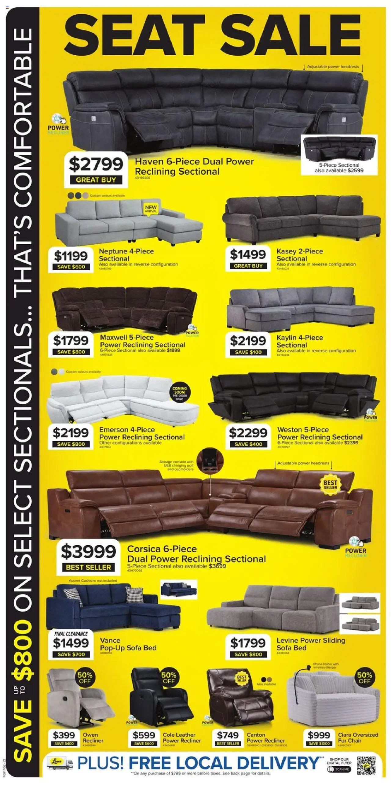 Leon's flyer valid from 14.08.2025 | Page: 6 | Products: Bed, Sofa, Chair