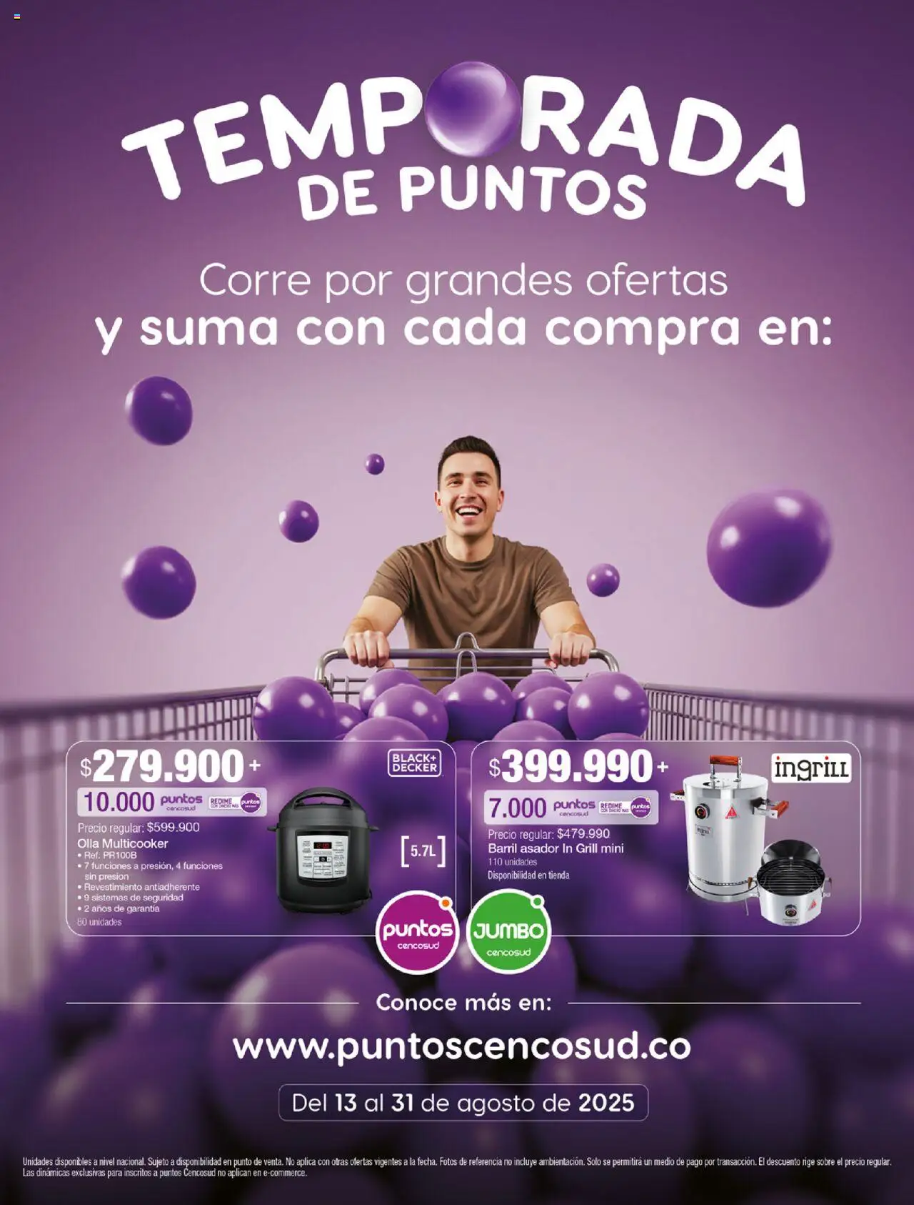 Jumbo revista - valida desde el 13.08.2025 | Página: 1 | Productos: Sobre, Olla