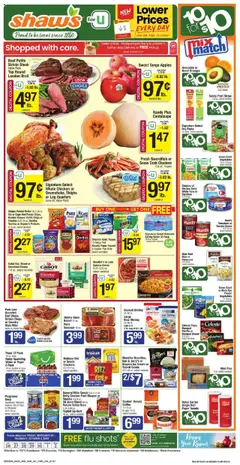 Preview of Shaw's weekly ads valid from 26.09.2025