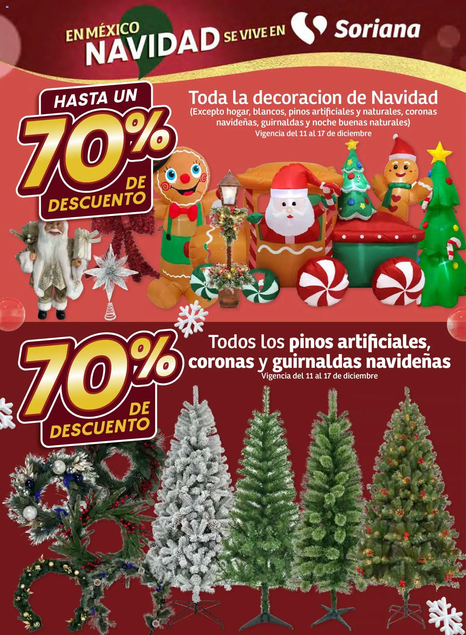 Nuevas ofertas de Soriana válidas en toda la República Mexicana desde el 11.12.2025. ¡Encuentra las mejores ofertas en Soriana - Preciazazaso Híper: Edo Mex, Gro, Hgo, Mor, Pue, Qto, Tlax, Ver! | Página: 62