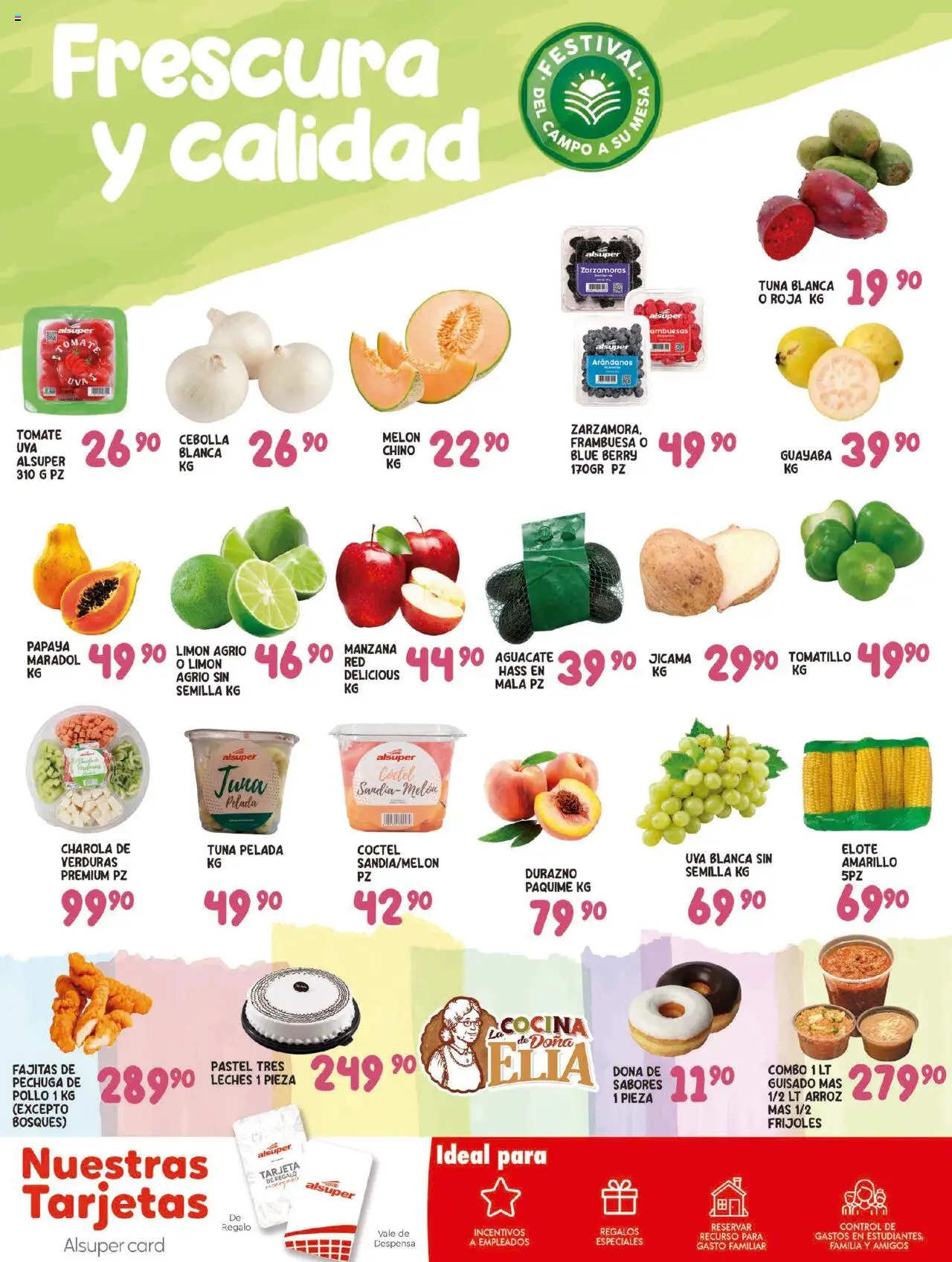 Nuevas ofertas de Alsuper válidas en toda la República Mexicana desde el 02.09.2025. ¡Encuentra las mejores ofertas en Alsuper - Folleto - Chihuahua Capital! | Página: 6 | Productos: Cebolla, Durazno, Tomate, Manzana