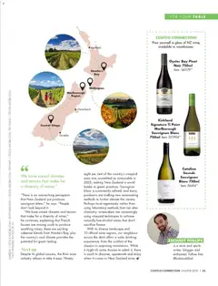 Preview of Costco Magazine Jan/Feb 2026 - valid from 01.01.2026 | Page: 125 | Products: Table, Wine, Landscape, Sustainable