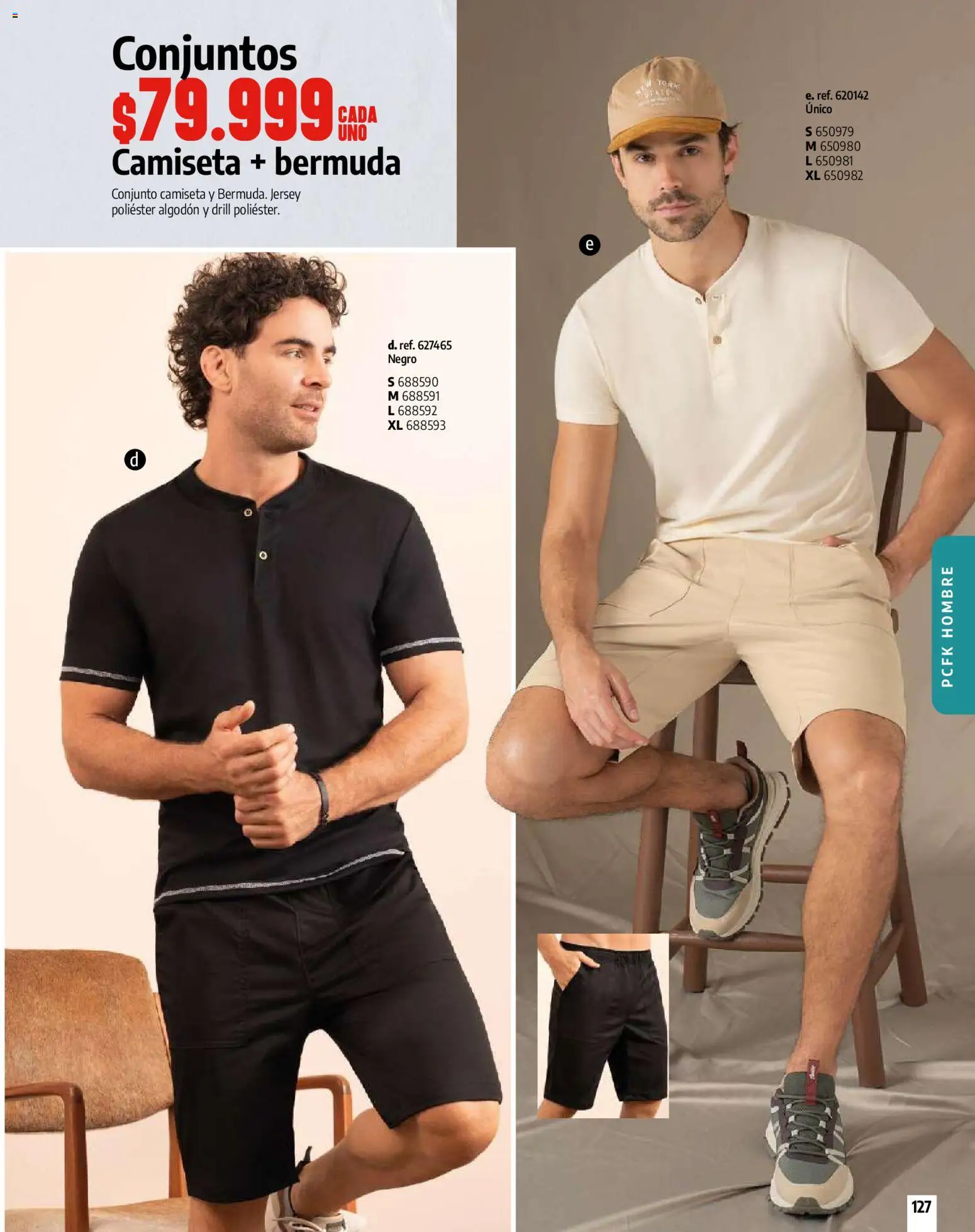 Pacifika revista - valida desde el 01.01.2026 | Página: 127 | Productos: Algodón, Bermuda, Camiseta, Conjunto