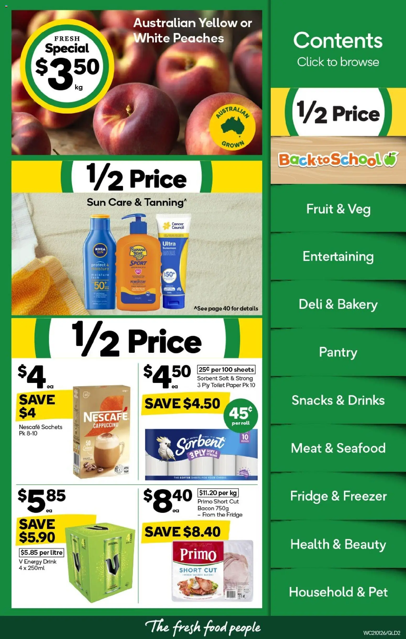 Woolworths catalogue - valid from 21.01.2026 | Page: 2 | Products: Toilet, Seafood, Freezer, Bakery