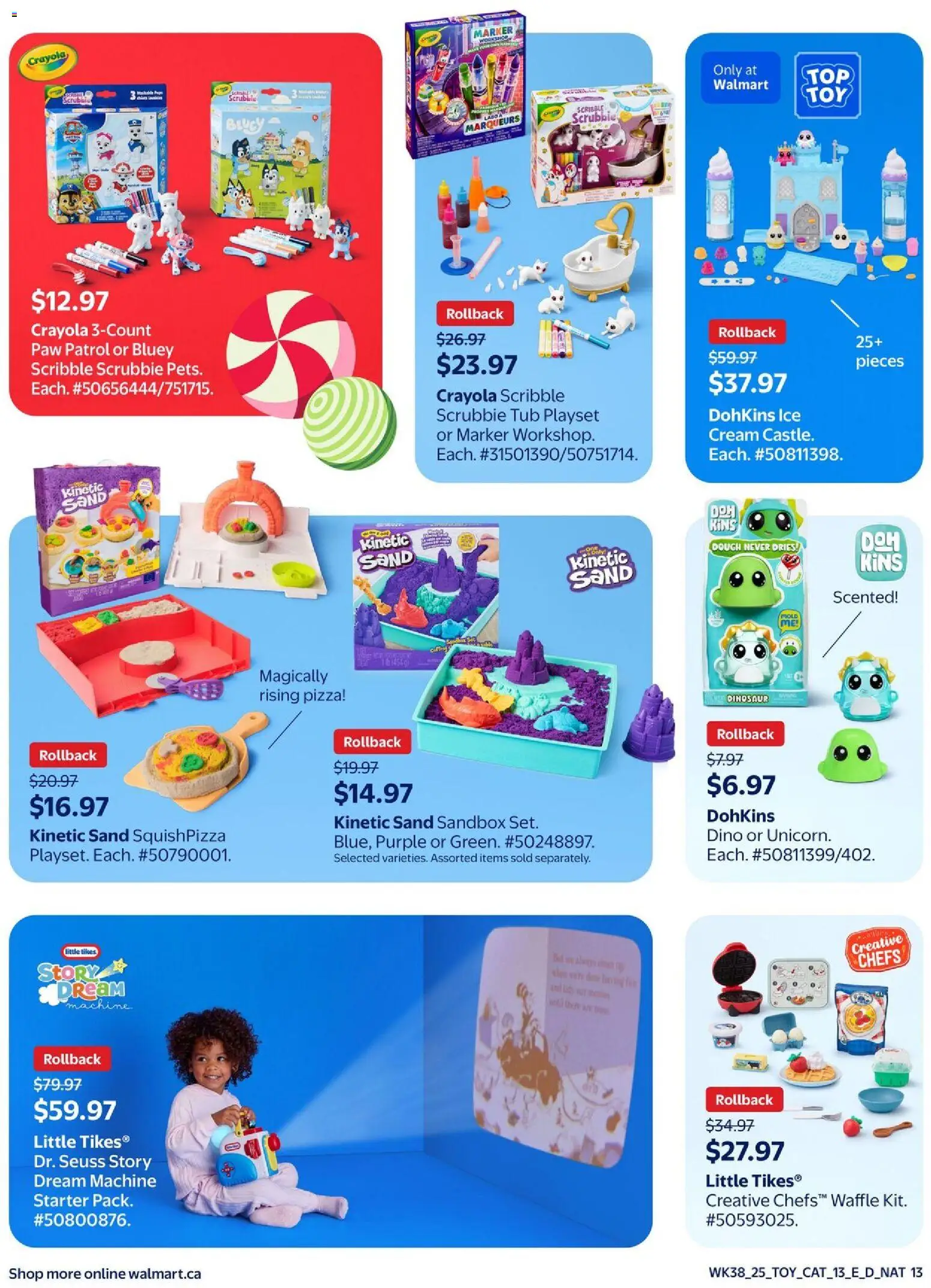 Walmart flyer valid from 16.10.2025 | Page: 18 | Products: Cream, Pizza