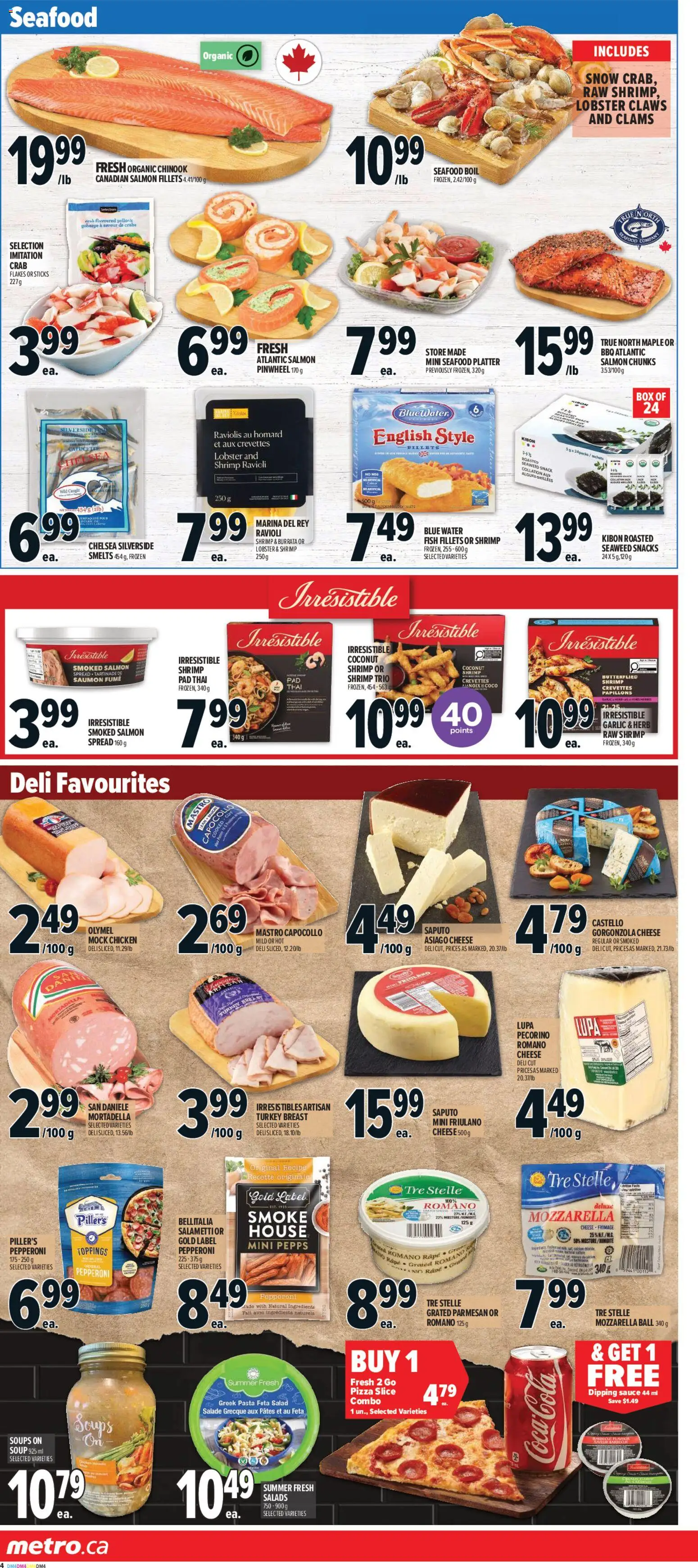 Metro flyer valid from 19.03.2026 | Page: 8 | Products: Fish, Box, Cheese, Chicken