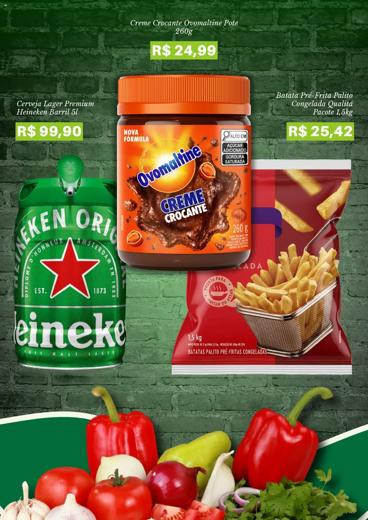 Pão de Açúcar Folheto - válido de 23.03.2026 | Página: 5 | Produtos: Cerveja, Heineken, Creme, Batata