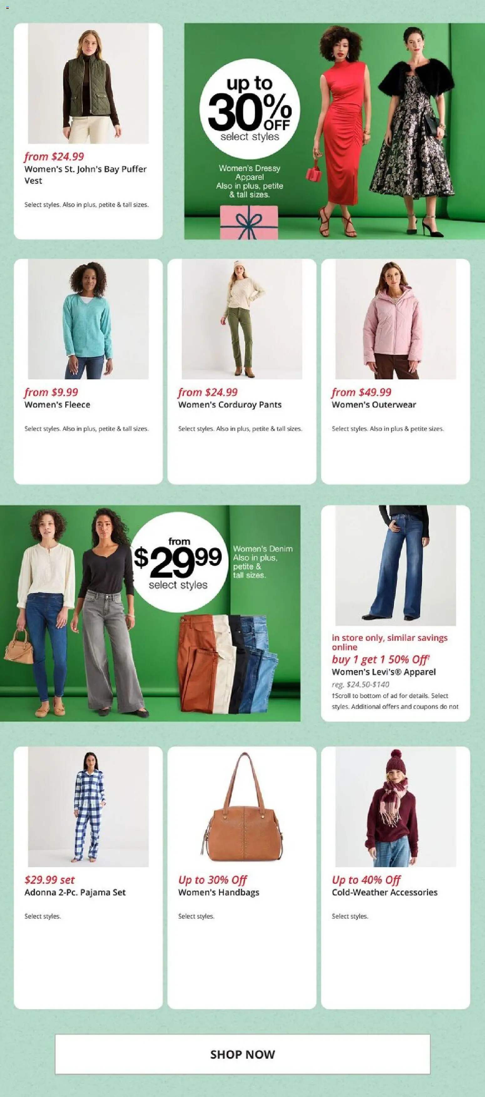 JCPenney Store Ads - valid from 11.12.2025 | Page: 2 | Products: Vest, Pants