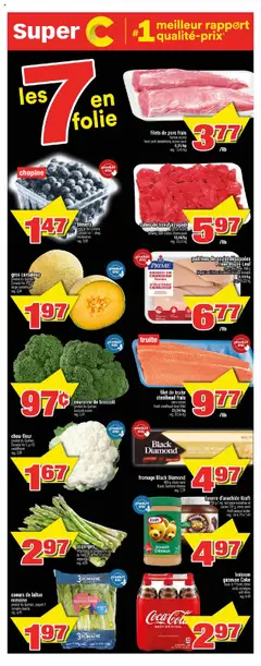 Preview of Super C weekly flyer / circulaire from shop Super C valid from 07.08.2025