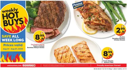 Preview of Weis weekly ads valid from 21.08.2025