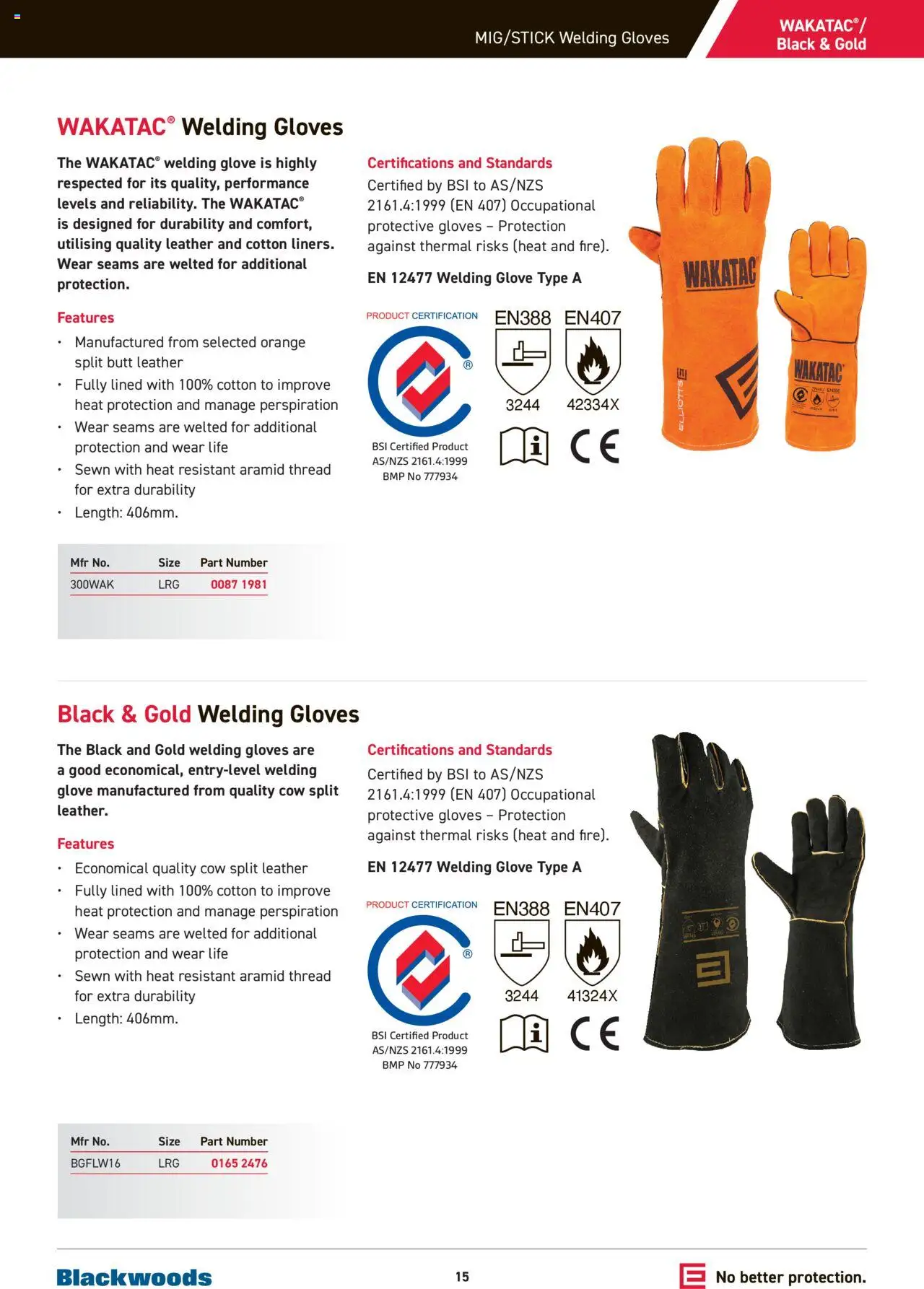 Black Woods catalogue - valid from 22.07.2024 | Page: 15 | Products: Gloves