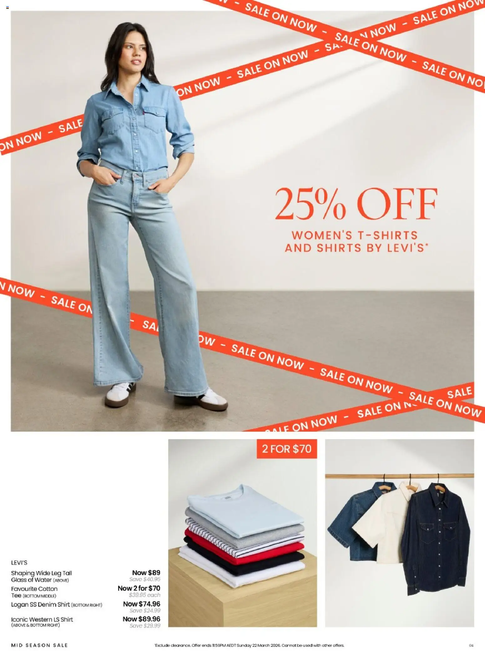 Myer catalogue - valid from 04.03.2026 | Page: 4 | Products: Denim, Shirt, Water