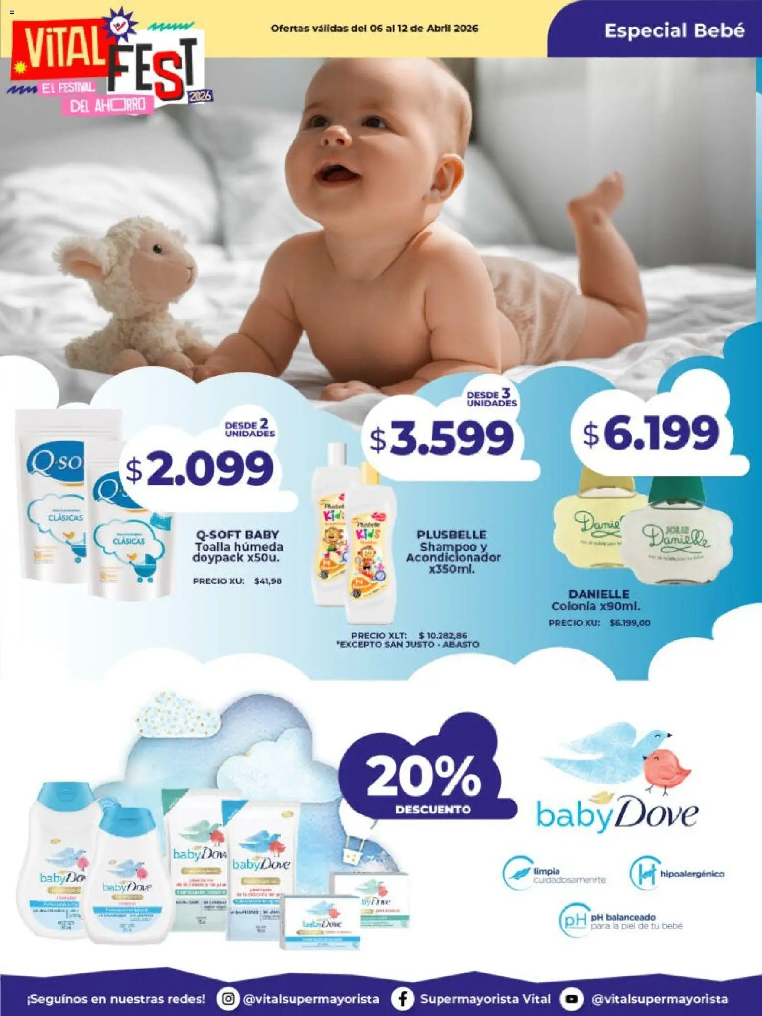 Vital - Especial de pañales │ válido desde el 06.04.2026 | Página: 5 | Productos: Toalla, Shampoo, Acondicionador