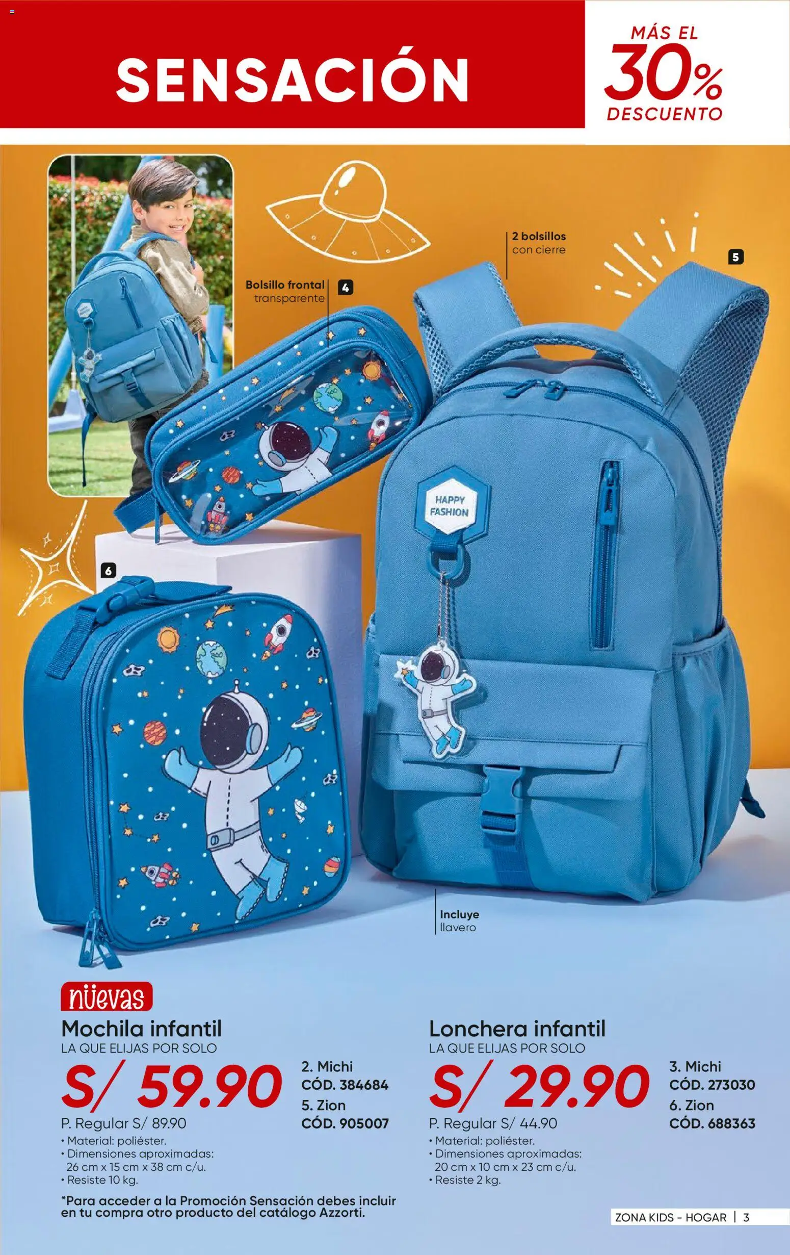 Catálogo Azzorti válido desde 15.12.2025 | Página: 6 | Productos: Mochila