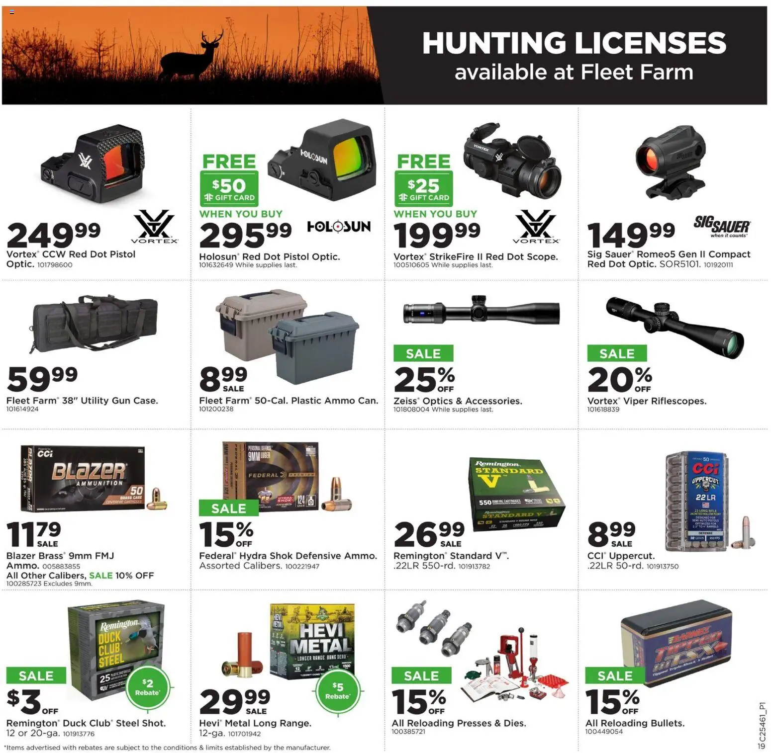 Mills Fleet Farm Black Friday - valid from 13.11.2025 | Page: 26 | Products: Case, Gun, Ammo, Rifle