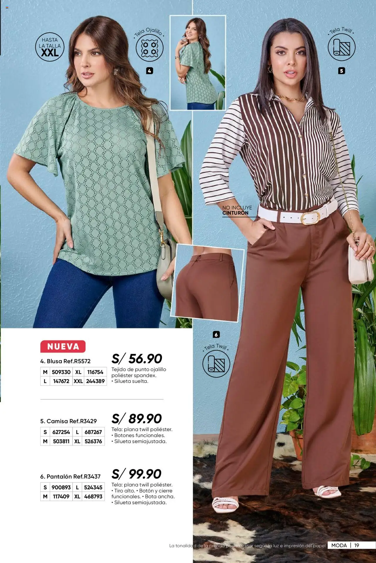 Catálogo Azzorti válido desde 28.07.2025 | Página: 21 | Productos: Blusa, Camisa, Cinturón