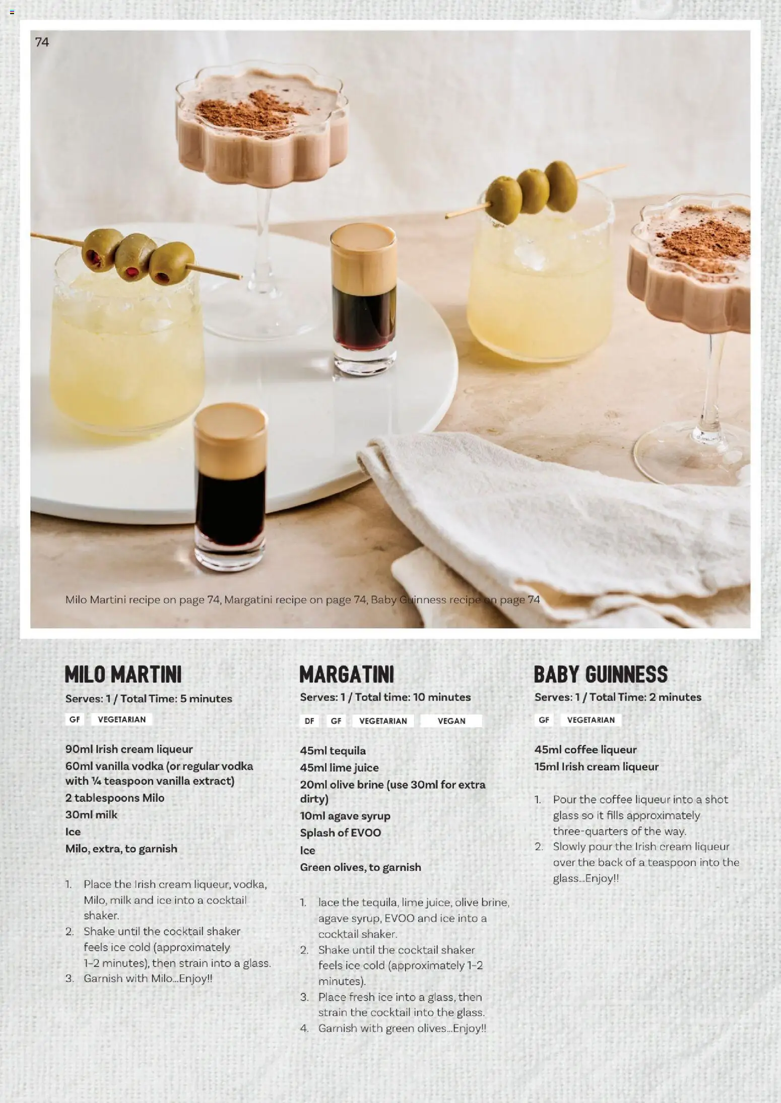 Supabarn catalogue - valid from 27.11.2025 | Page: 74 | Products: Milk, Coffee, Olives, Vodka