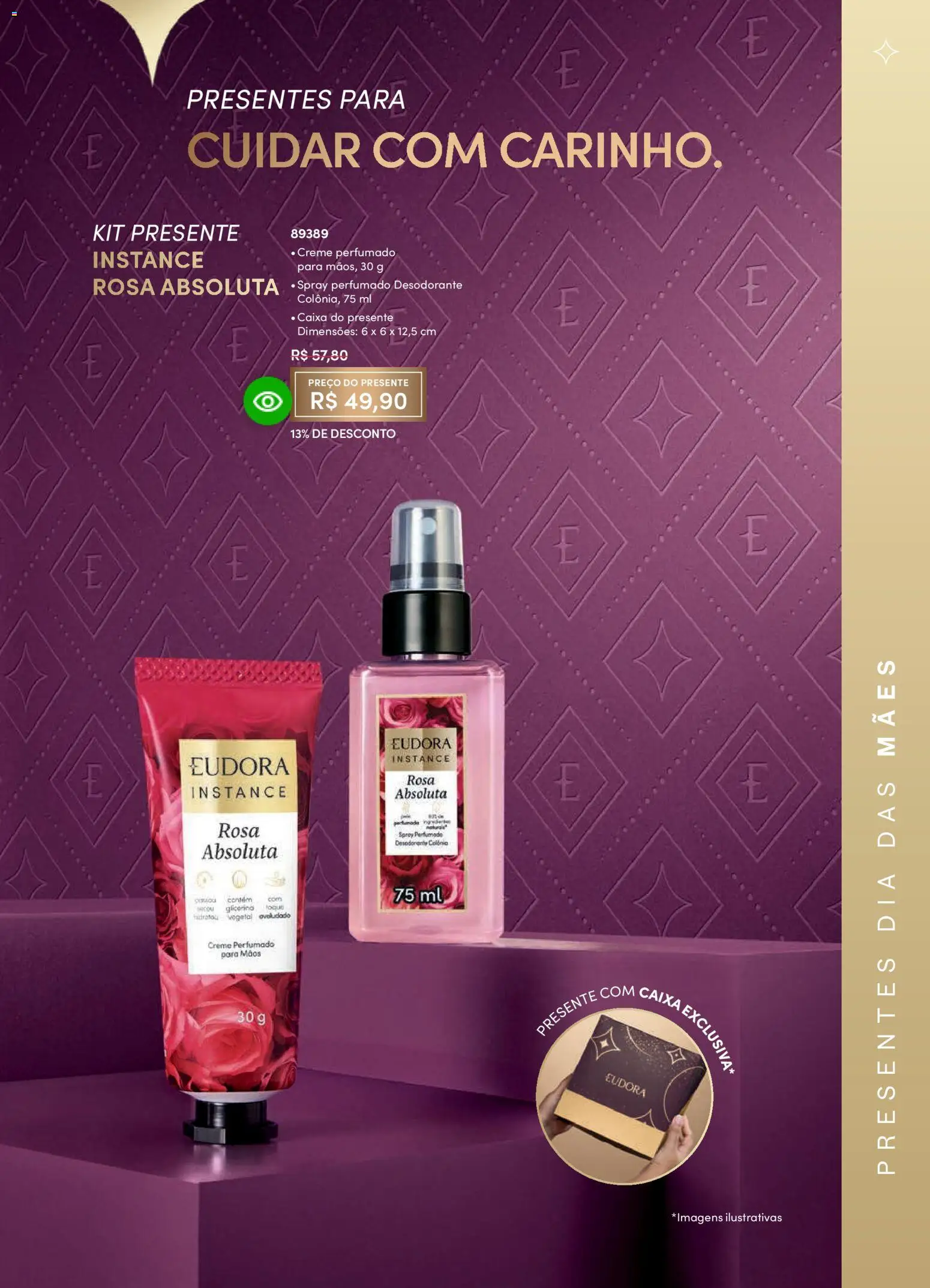 Eudora Folheto - válido de 11.03.2026 | Página: 29 | Produtos: Desodorante, Caixa, Creme