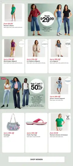 Preview of JCPenney weekly ads valid from 06.04.2026 | Page: 2 | Products: Shorts, Flops