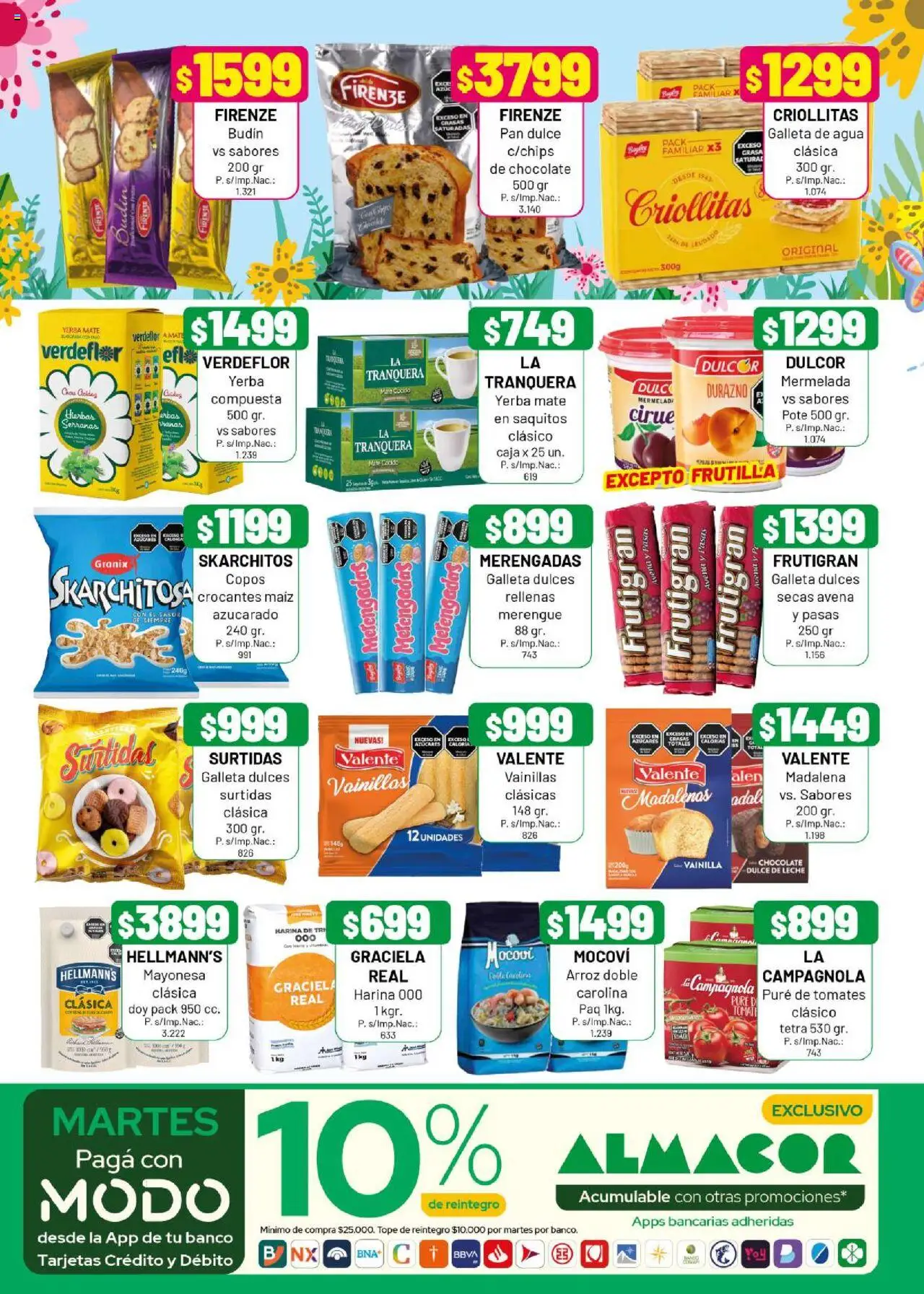 Almacor catálogo │ válido desde el 09.10.2025 | Página: 6 | Productos: Yerba, Budín, Maiz, Tomates