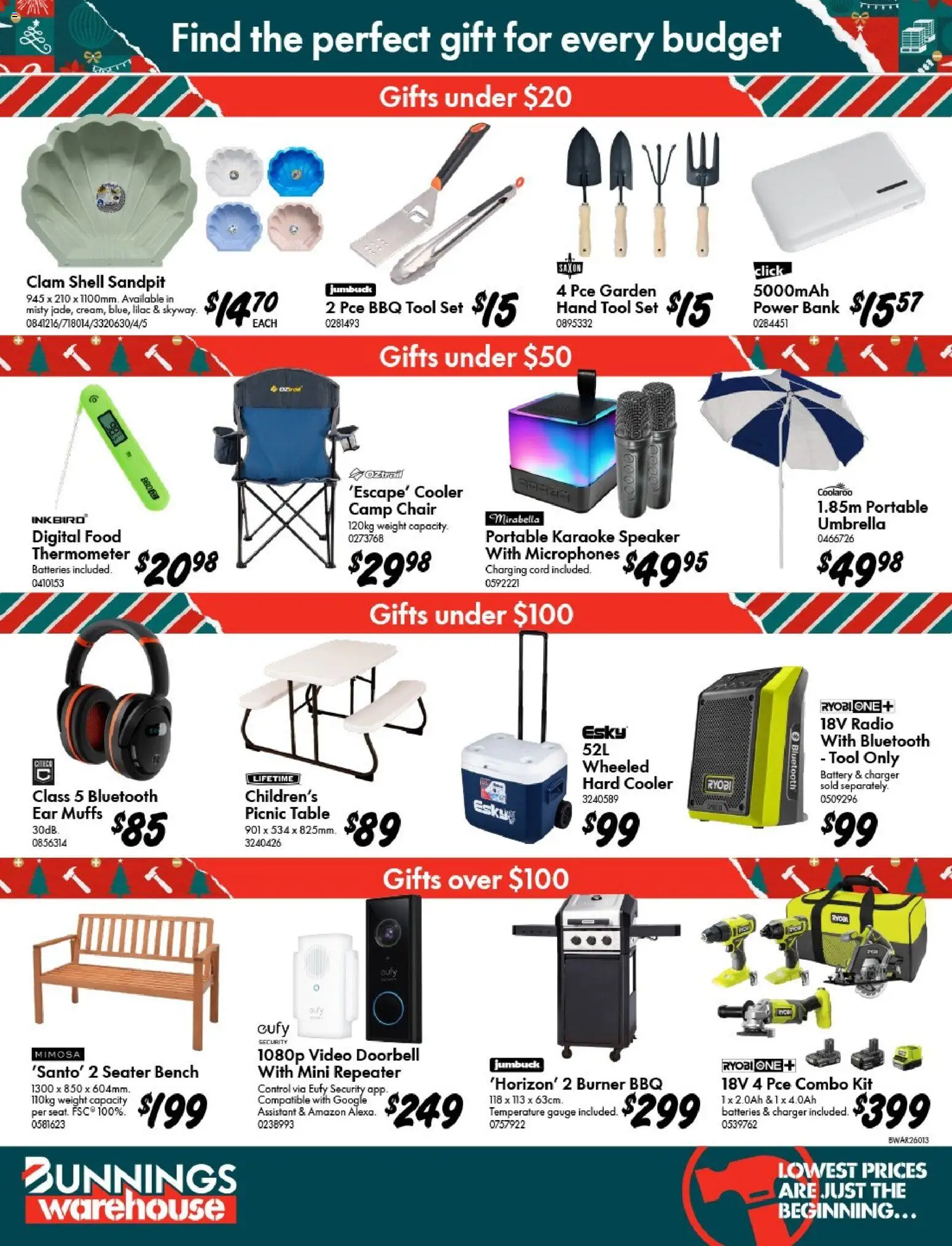 Bunnings Warehouse catalogue - valid from 03.12.2025 | Page: 16 | Products: Chair, Battery, Charger, Digital