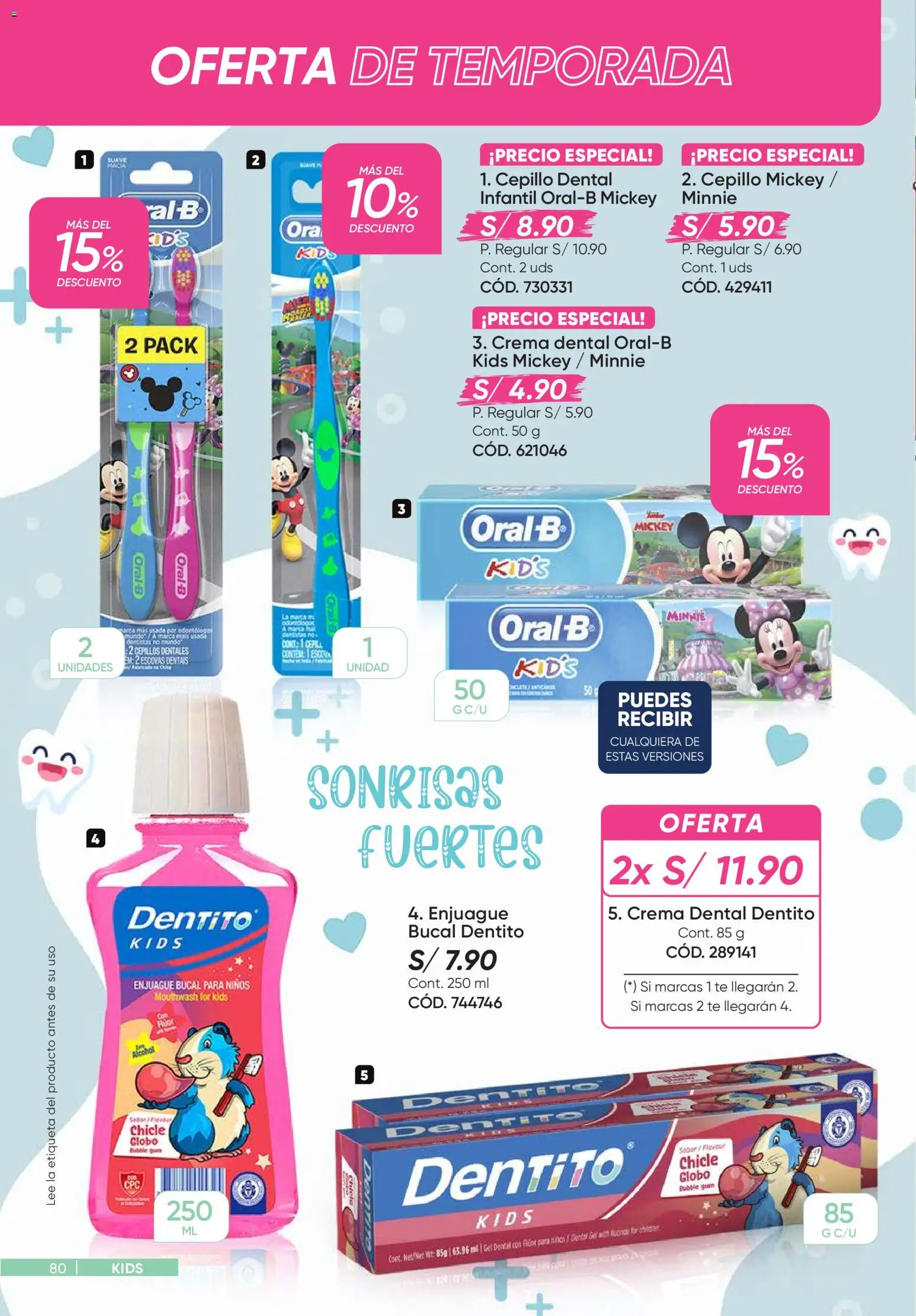 Catálogo Azzorti válido desde 07.01.2026 | Página: 80 | Productos: Enjuague bucal, Té, Crema