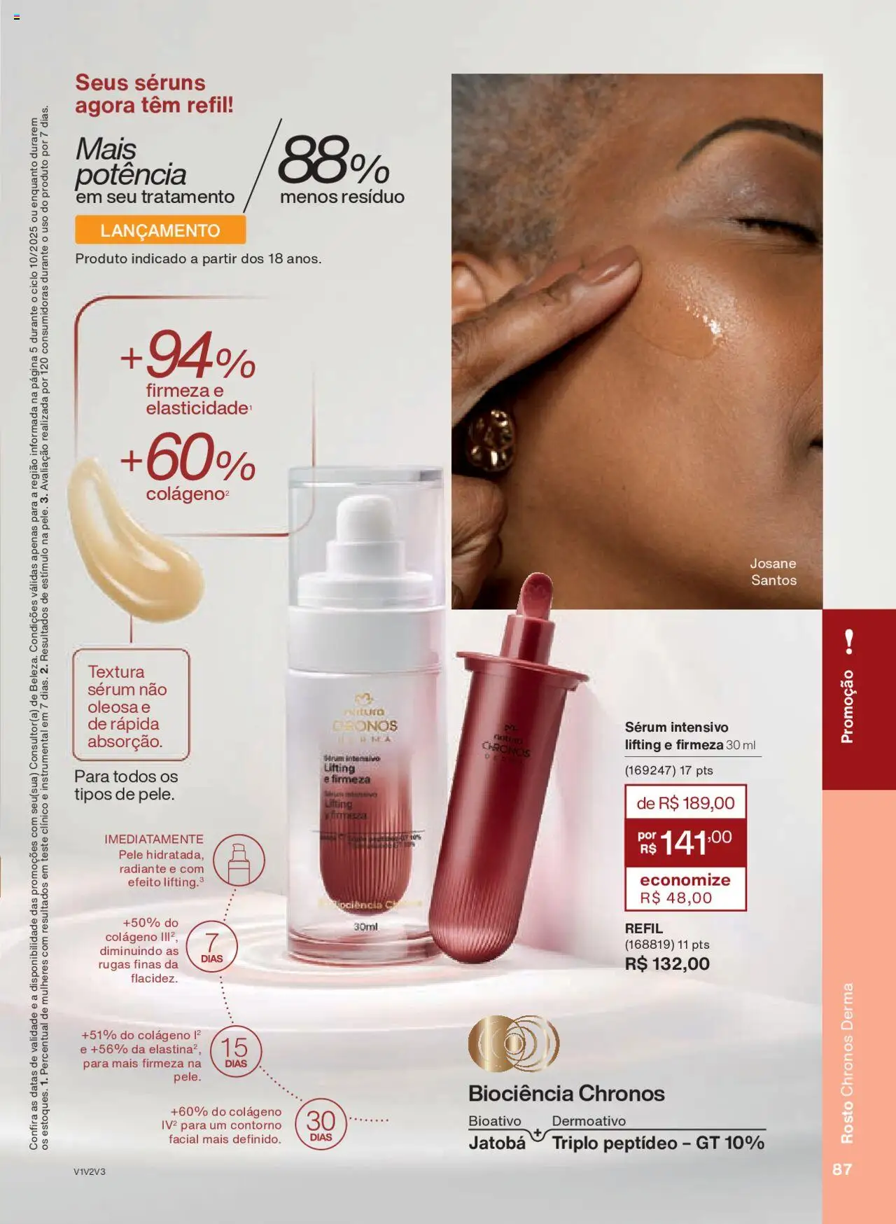 Natura Folheto - válido de 05.06.2025 | Página: 87 | Produtos: Colágeno, Sérum