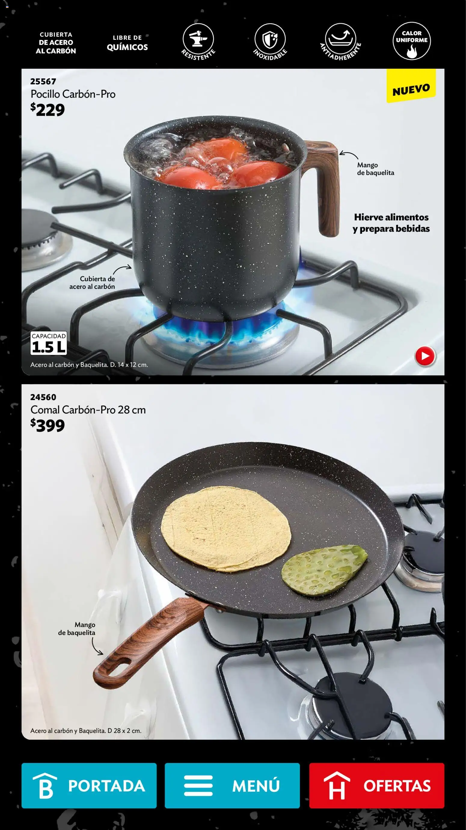 Nuevas ofertas de Betterware válidas en toda la República Mexicana desde el 01.12.2025. ¡Encuentra las mejores ofertas en Betterware campaña 12 2025! | Página: 43 | Productos: Mango, Pocillo