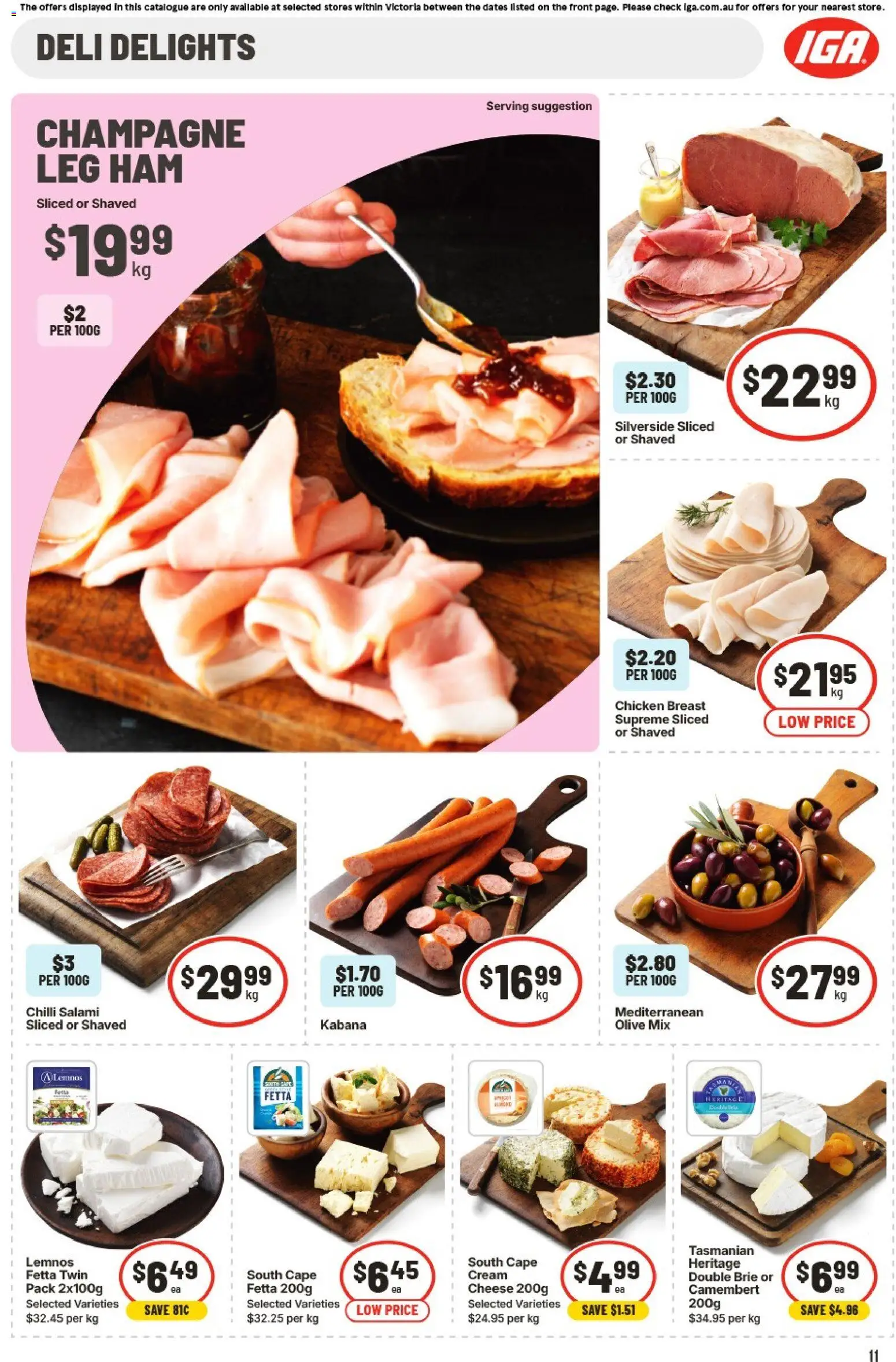 IGA catalogue - valid from 24.12.2025 | Page: 14 | Products: Salami, Ham, Cream, Chilli