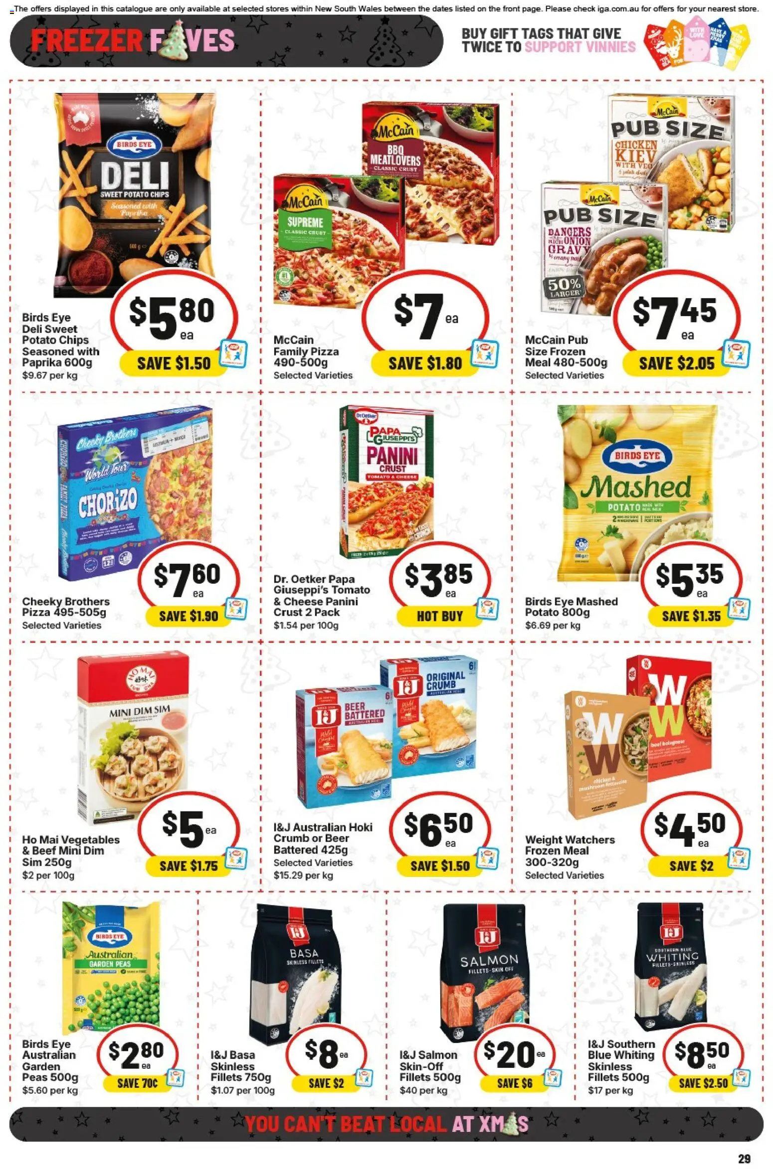 IGA catalogue - valid from 10.12.2025 | Page: 33 | Products: Pizza, Beer, Chicken, Beef