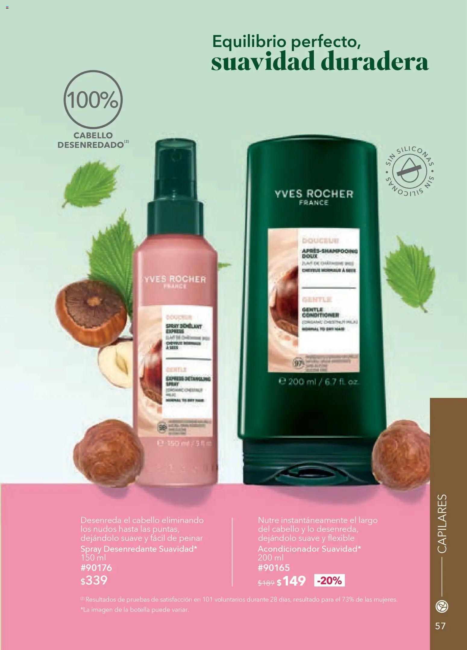 Nuevas ofertas de Yves Rocher válidas en toda la República Mexicana desde el 24.03.2026. ¡Encuentra las mejores ofertas en Yves Rocher campaña 5 2026! | Página: 59 | Productos: Flexible, Botella, Acondicionador