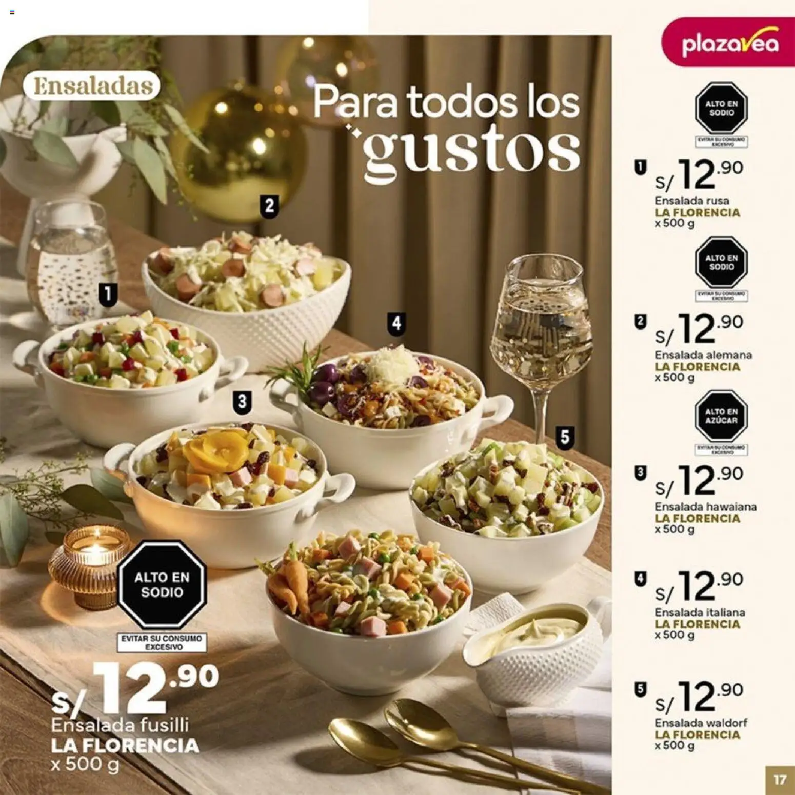 Catálogo Plaza Vea válido desde 26.12.2025 | Página: 17 | Productos: Ensalada
